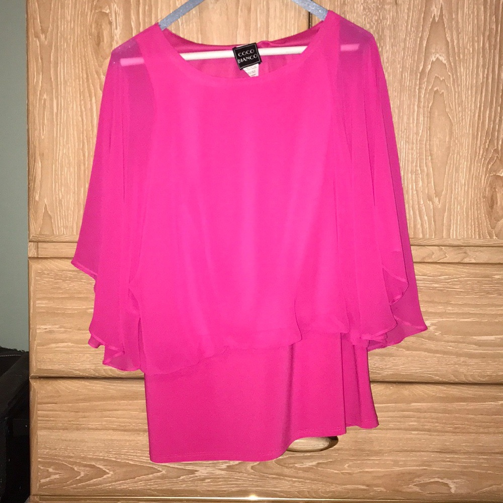 Bright Pink Blouse